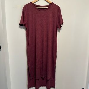 T Shirt Dress | CL | Burgundy